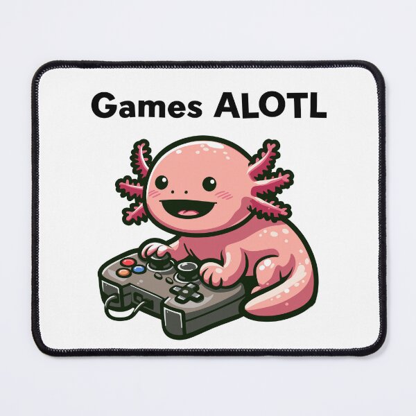 Item preview, Cute Axolotl Gaming designed and sold by DinoKate.