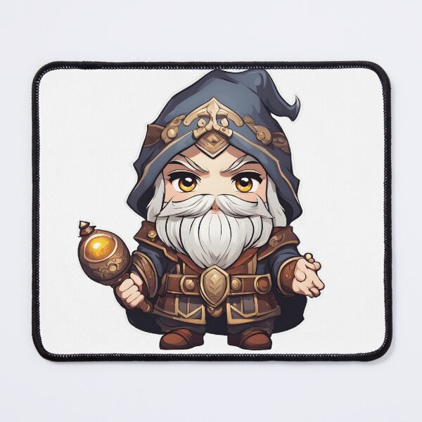 Item preview, Dwarf Warlock Chibi designed and sold by The-Chibi-Store.
