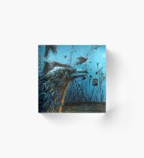 Crows Plague Acrylic Block