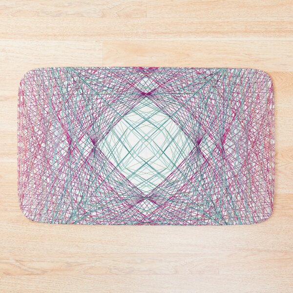 Item preview, Rectangular Pattern #5 Morph C [14728-CyansPinks-WB] designed and sold by LottMultimedia.