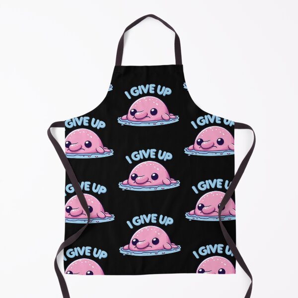 Item preview, I Give Up Tired Fleshy Blobfish designed and sold by SubtleSplit.