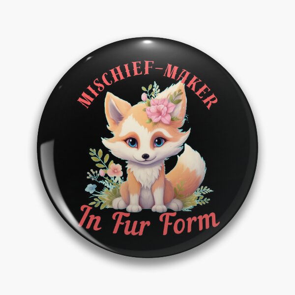 Artikelvorschau, Unfugmacher in Pelzform. Fuchskopf entworfen und verkauft von FoxVibes.