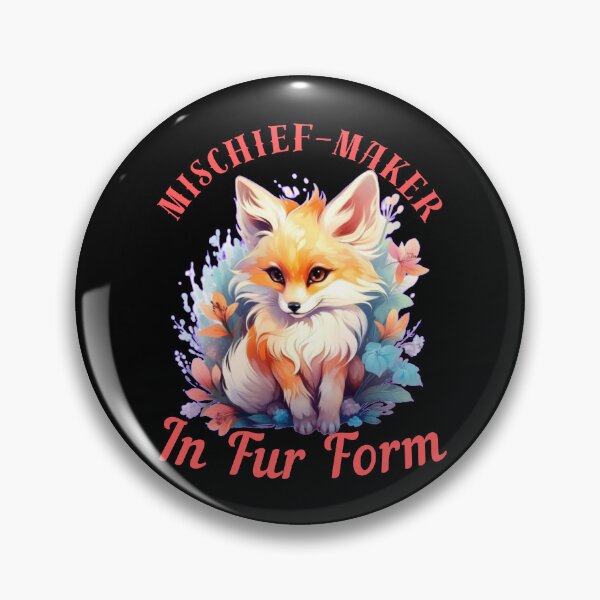 Item preview, Mischief-Maker In Fur Form. retro fox designed and sold by FoxVibes.
