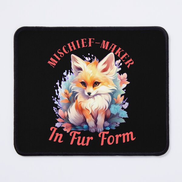 Item preview, Mischief-Maker In Fur Form. retro fox designed and sold by FoxVibes.