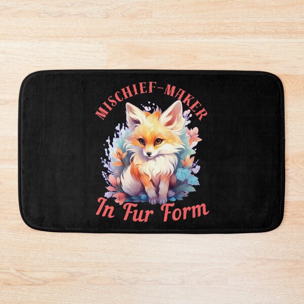 Item preview, Mischief-Maker In Fur Form. retro fox designed and sold by FoxVibes.