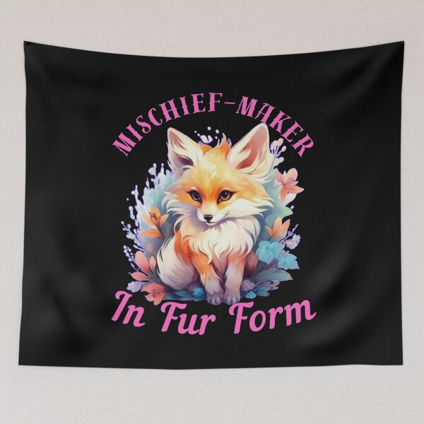 Item preview, Mischief-Maker In Fur Form. fox foxes designed and sold by FoxVibes.