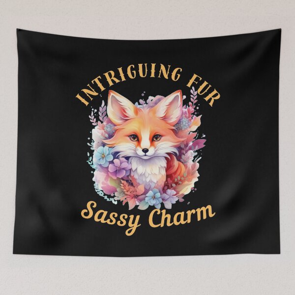 Item preview, Intriguing Fur, Sassy Charm. fox lover designed and sold by FoxVibes.