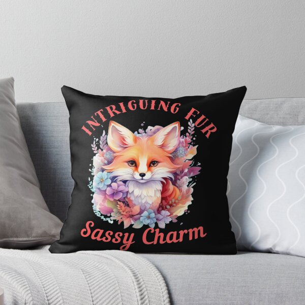 Item preview, Intriguing Fur, Sassy Charm. fox head designed and sold by FoxVibes.
