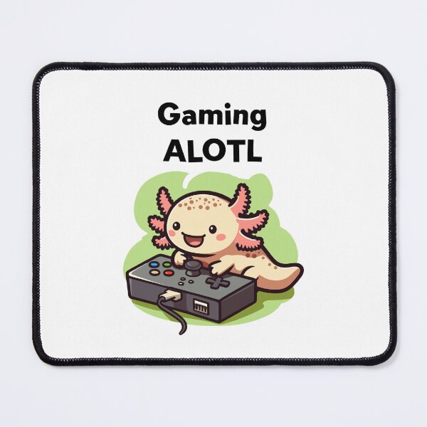 Item preview, Cute Axolotl Gaming designed and sold by DinoKate.