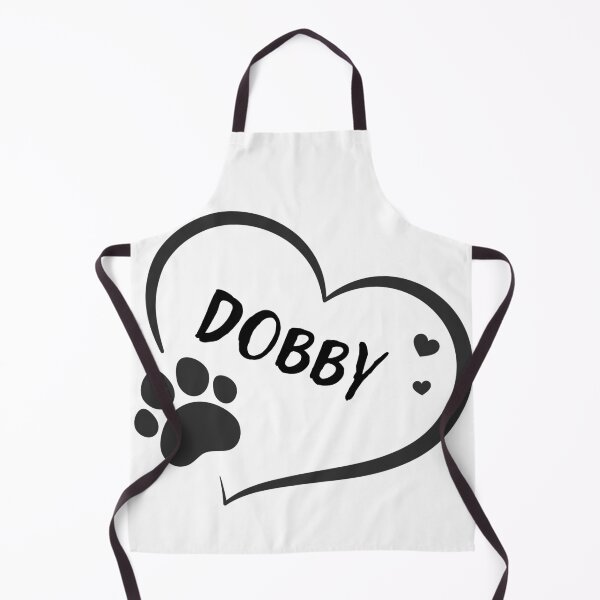 Item preview, Dobby pet dog or cat name in a heart with a paw, great gift for dog or cat owners designed and sold by OCS1337.