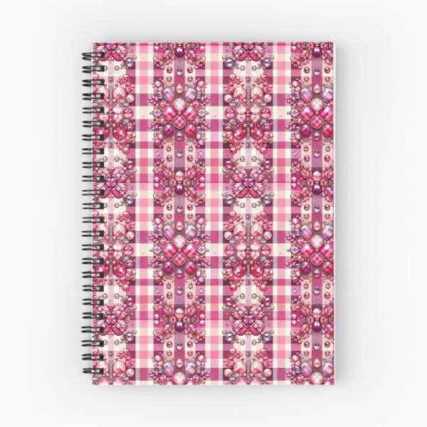 Item preview, Gingham Pink Jeweled Print Abstract Digital Art Collection: Vibrant Expressions and Modern Designs" designed and sold by mymagicstoreus.