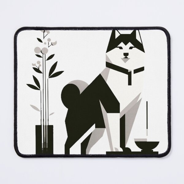 Item preview, Akita in the 1960s Minimalist style designed and sold by hiddenlayers.