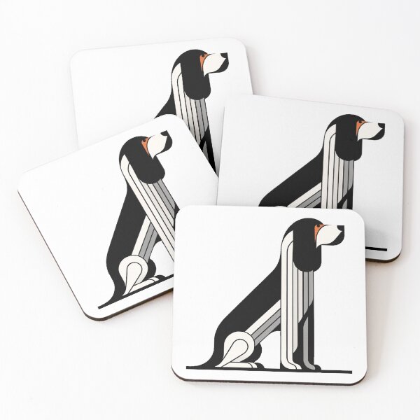 Item preview, Bloodhound in the 1960s Minimalist style designed and sold by hiddenlayers.