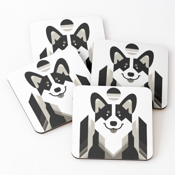 Item preview, Corgi in the 1960s Minimalist style designed and sold by hiddenlayers.