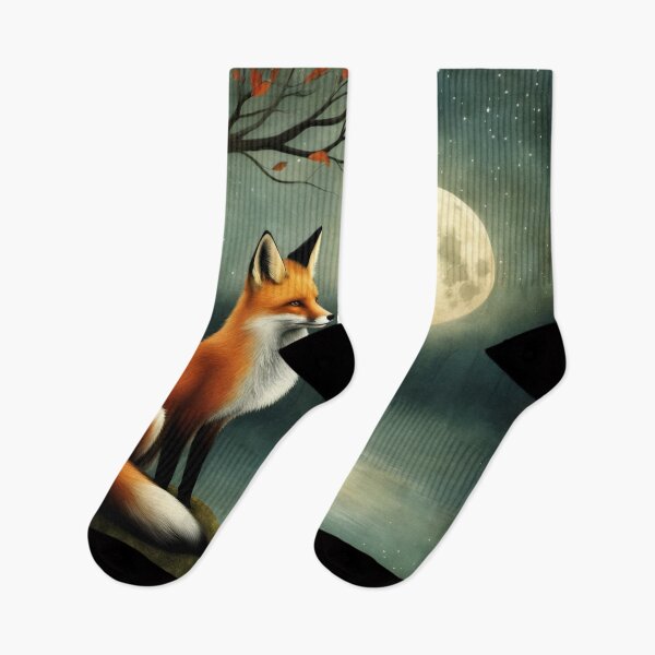 Item preview, Red Fox and the Moon designed and sold by Northern-Lights.