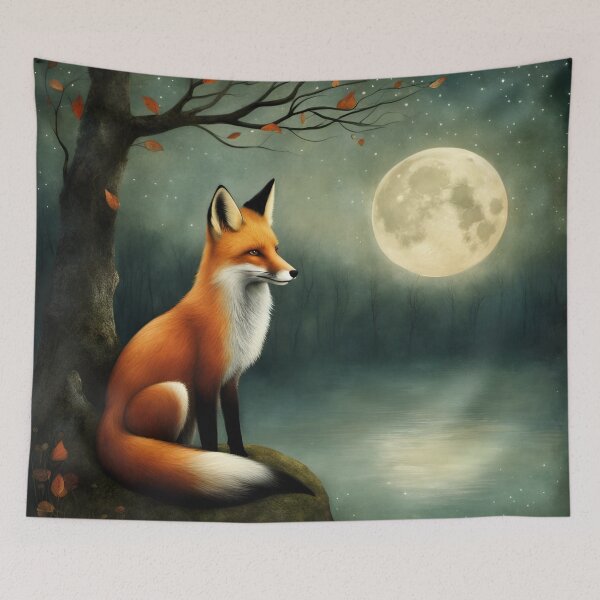 Item preview, Red Fox and the Moon designed and sold by Northern-Lights.