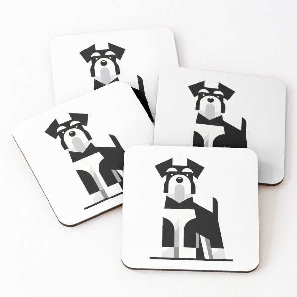 Item preview, Miniature Schnauzer in the 1960s Minimalist style designed and sold by hiddenlayers.