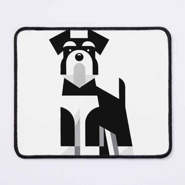 Item preview, Miniature Schnauzer in the 1960s Minimalist style designed and sold by hiddenlayers.