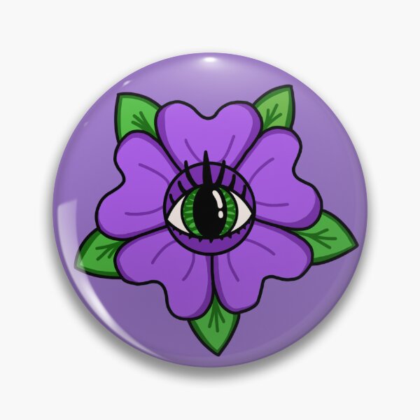 Item preview, Purple All Seeing Flower designed and sold by Clayallday.