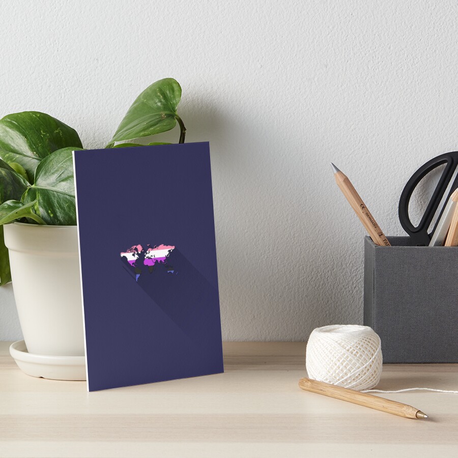 Item preview, Art Board Print designed and sold by FunFlags.
