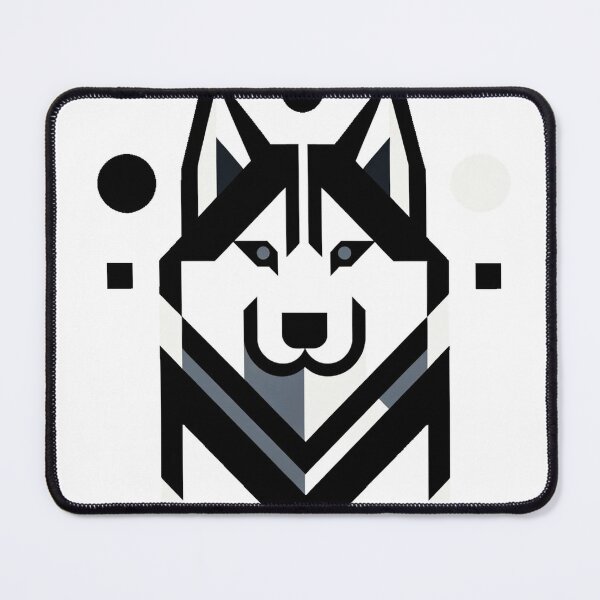 Item preview, Siberian Husky in the 1960s Minimalist style designed and sold by hiddenlayers.