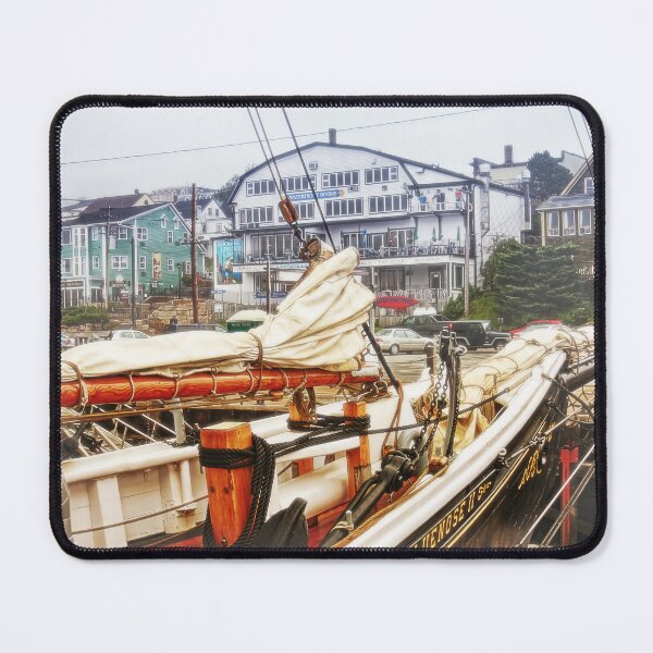 Item preview, Foggy day in Lunenburg Harbor designed and sold by Travelways.
