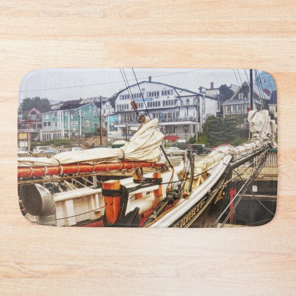 Item preview, Foggy day in Lunenburg Harbor designed and sold by Travelways.