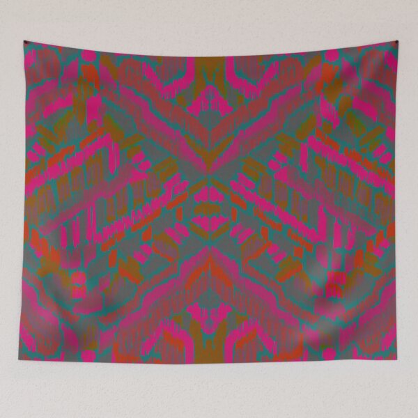 Item preview, Colorful Ikat Pattern designed and sold by stylebytara.
