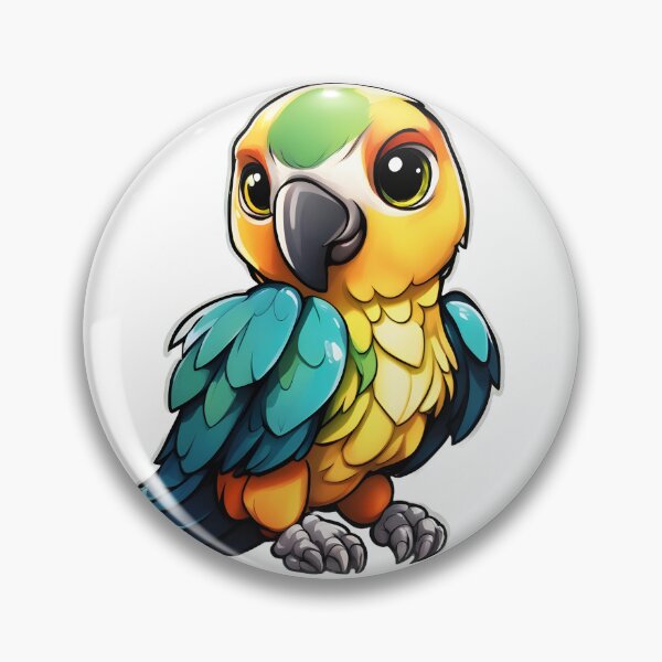 Item preview, Chibi Parrot designed and sold by The-Chibi-Store.