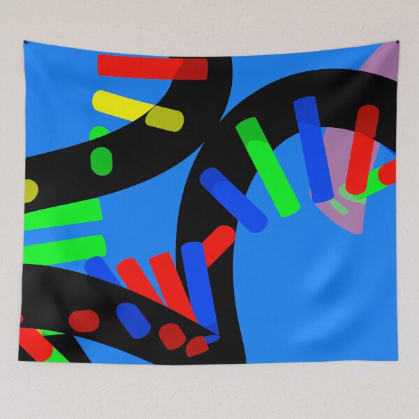Item preview, DNA Blue Abstract #4 designed and sold by Russell Kightley.