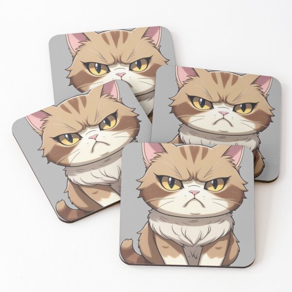 Item preview, The Cat of Disapproval (Grumpy Kitty) designed and sold by MtnTopAnime.