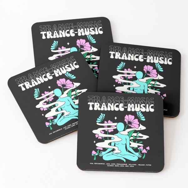 Item preview, TRANCE  - Music Meditation (blue/pink)  designed and sold by Discothreadz.