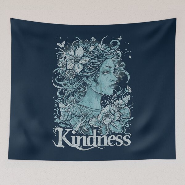 Item preview, Floral Grace Kindness designed and sold by Sir Meow Meow.