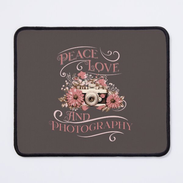 Item preview, Peace, Love, and Photography designed and sold by StonegateArt.