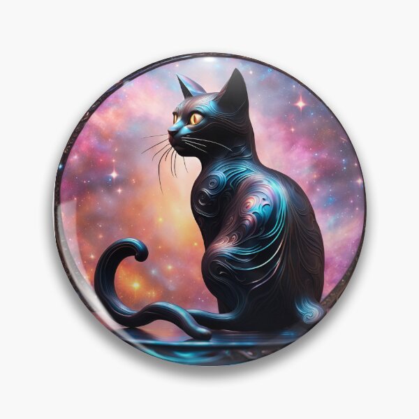 Aperçu de l'œuvre Chat sculpture arc-en-ciel créée et vendue par JoieW.