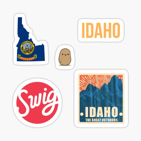 Item preview, Idaho State Sticker Pack designed and sold by Katies1800.