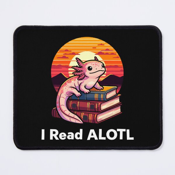 Item preview, Cute Axolotl Book Lover Gifts designed and sold by DinoKate.