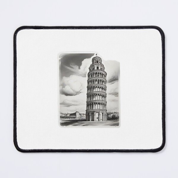 Item preview, Tower of Pisa vintage sticker sketch designed and sold by martirush.