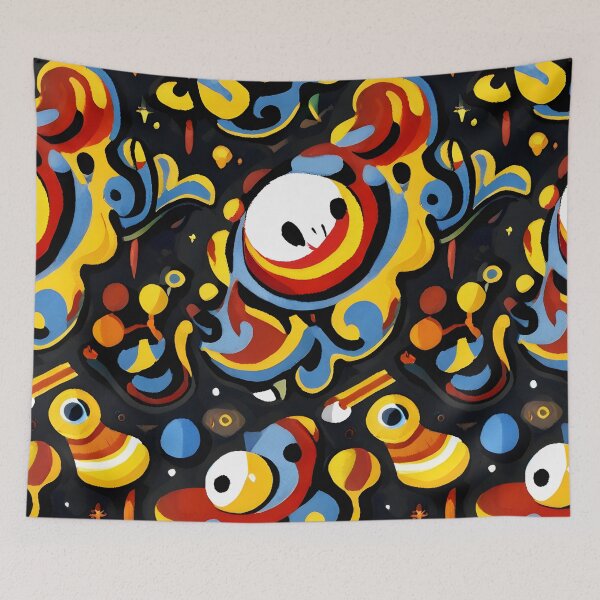 Item preview, Psychedelic, space themed , Abstract designed and sold by ratchawoot.