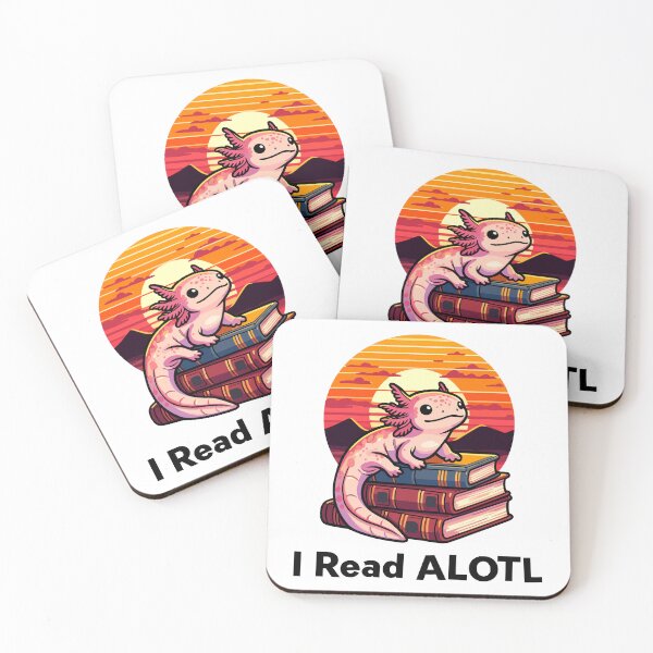 Item preview, Kawaii Axolotl Book Lover Gifts  designed and sold by DinoKate.
