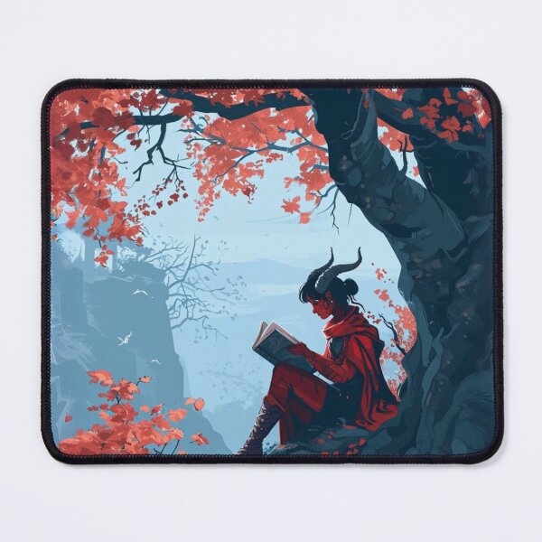 Item preview, Infernal Tiefling Reading designed and sold by WarHaven.