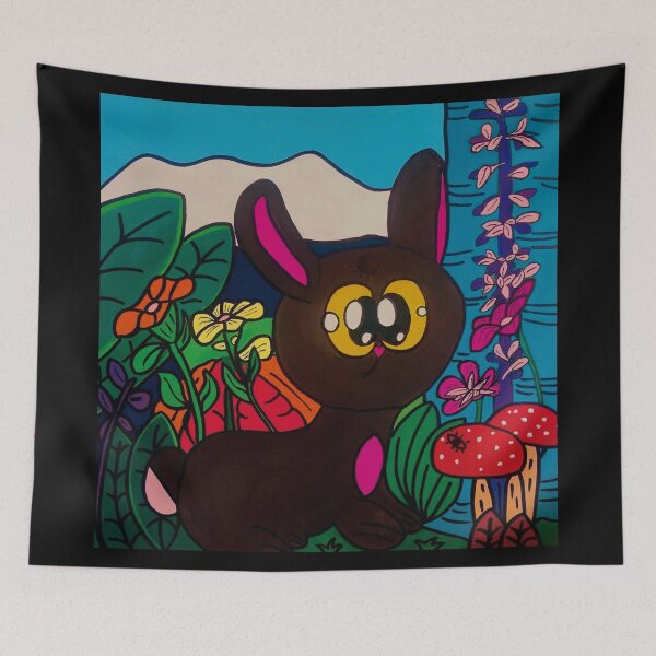 Item preview, "Teporingo, bunny of the volcanoes" designed and sold by PaulinaGuerrero.
