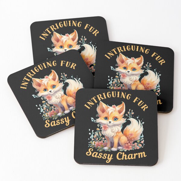 Item preview, Intriguing Fur, Sassy Charm. vintage fox designed and sold by FoxVibes.