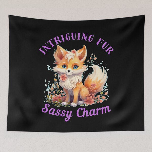 Item preview, Intriguing Fur, Sassy Charm. fox watercolor designed and sold by FoxVibes.