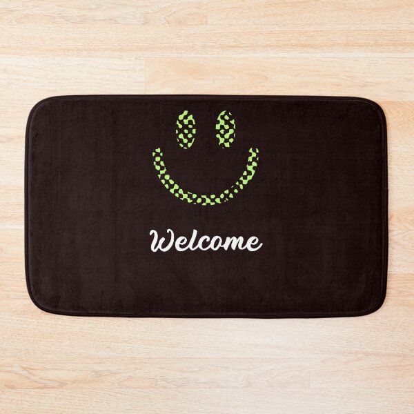 Item preview, welcome, happy face designed and sold by blackstton.