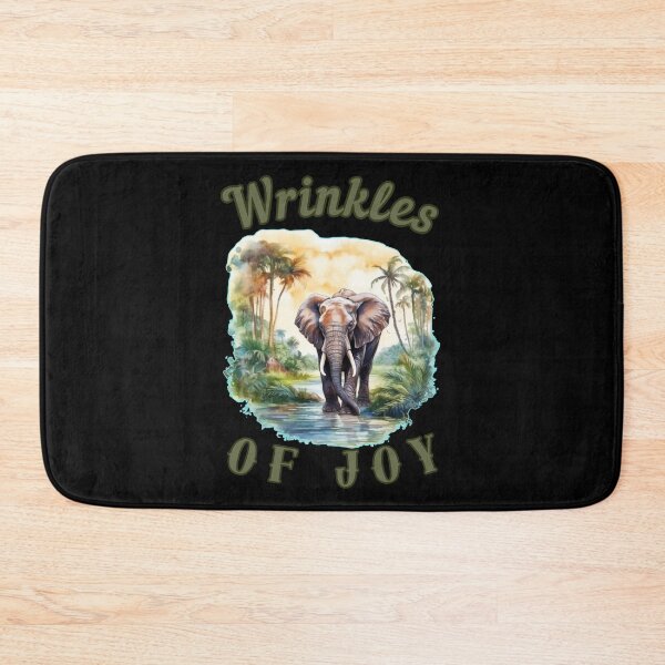Item preview, Wrinkles Of Joy. elephant face designed and sold by ElephantVibes.