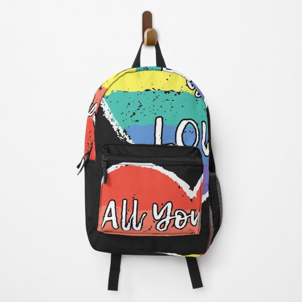 Item preview, All You Need Is Love Graphic on a Rainbow Heart designed and sold by 502Templates.