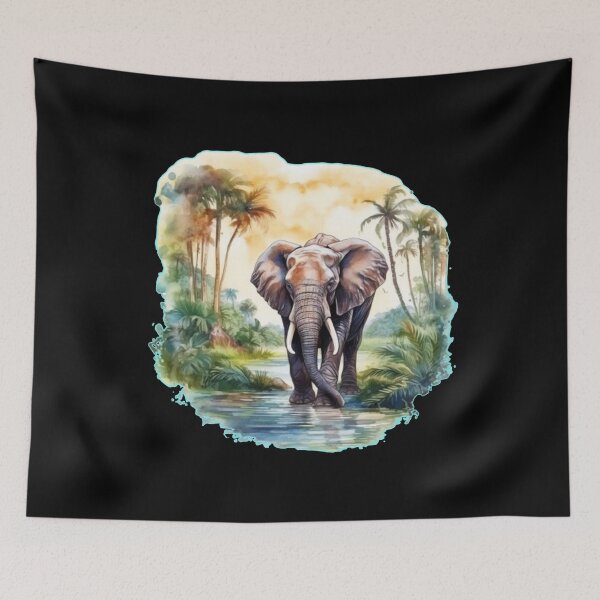Item preview, Wild Elephant designed and sold by ElephantVibes.