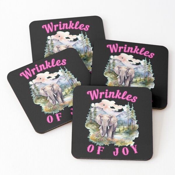 Item preview, Wrinkles Of Joy. elephant saying designed and sold by ElephantVibes.