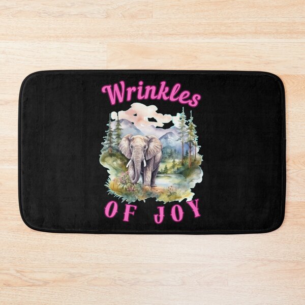 Item preview, Wrinkles Of Joy. elephant saying designed and sold by ElephantVibes.